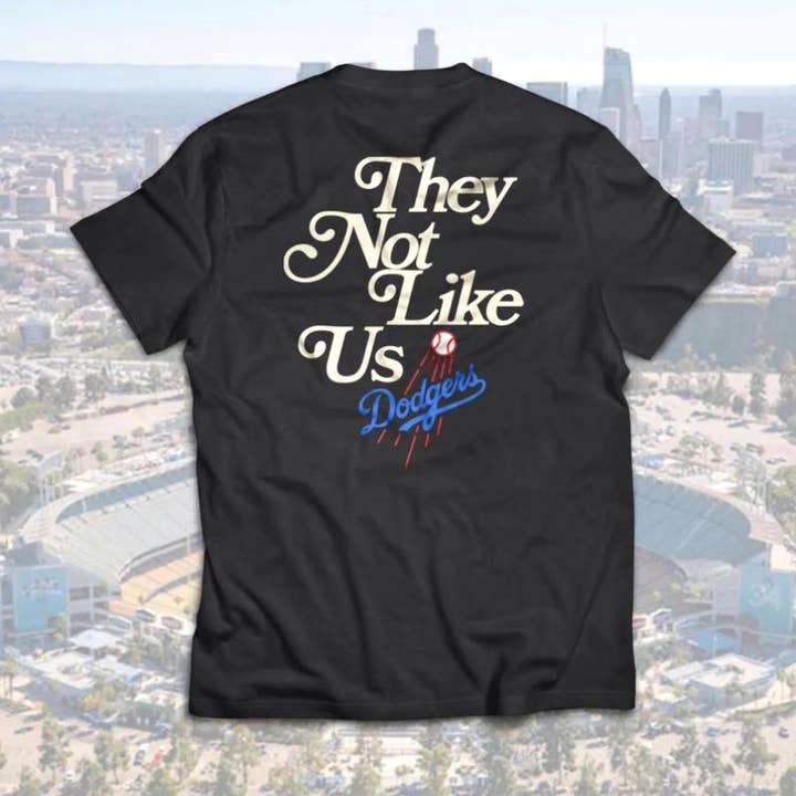 TheKingShirt - Wholesale Graphic Sweatshirt - Women's - Dodgers They Not Like Us Graphic T-Shirt