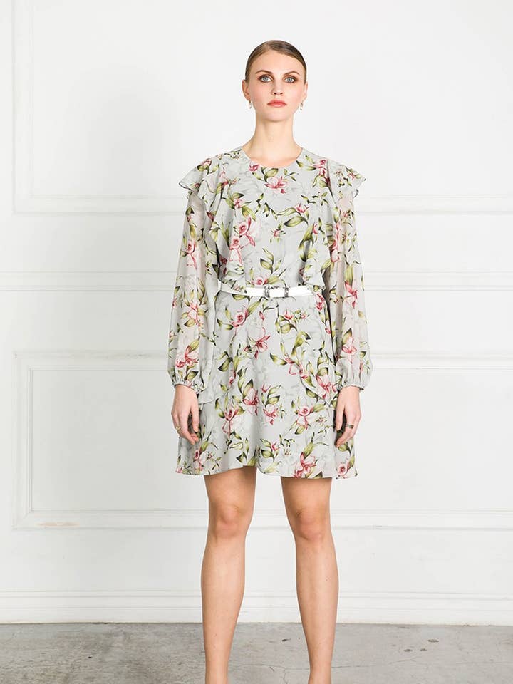 Obtain Pearl Floral Dress for wholesale by SHILLATHELABEL