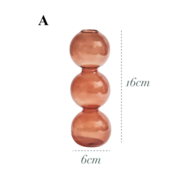 IVORE.GROUP (We cover All Import duty) – wholesale Ljushållare – Brun glasljusstake i retrostil0