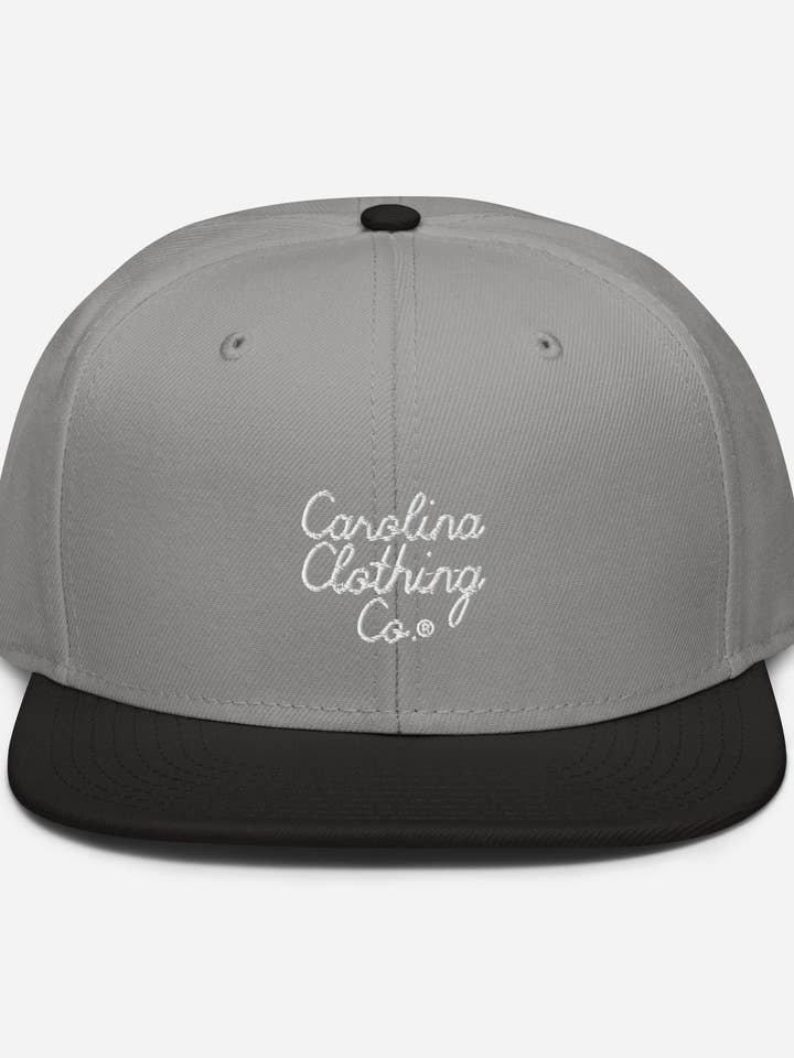 Signature logo Snapback Hat - 7 color options for wholesale by Shop Carolina Clothing Co.