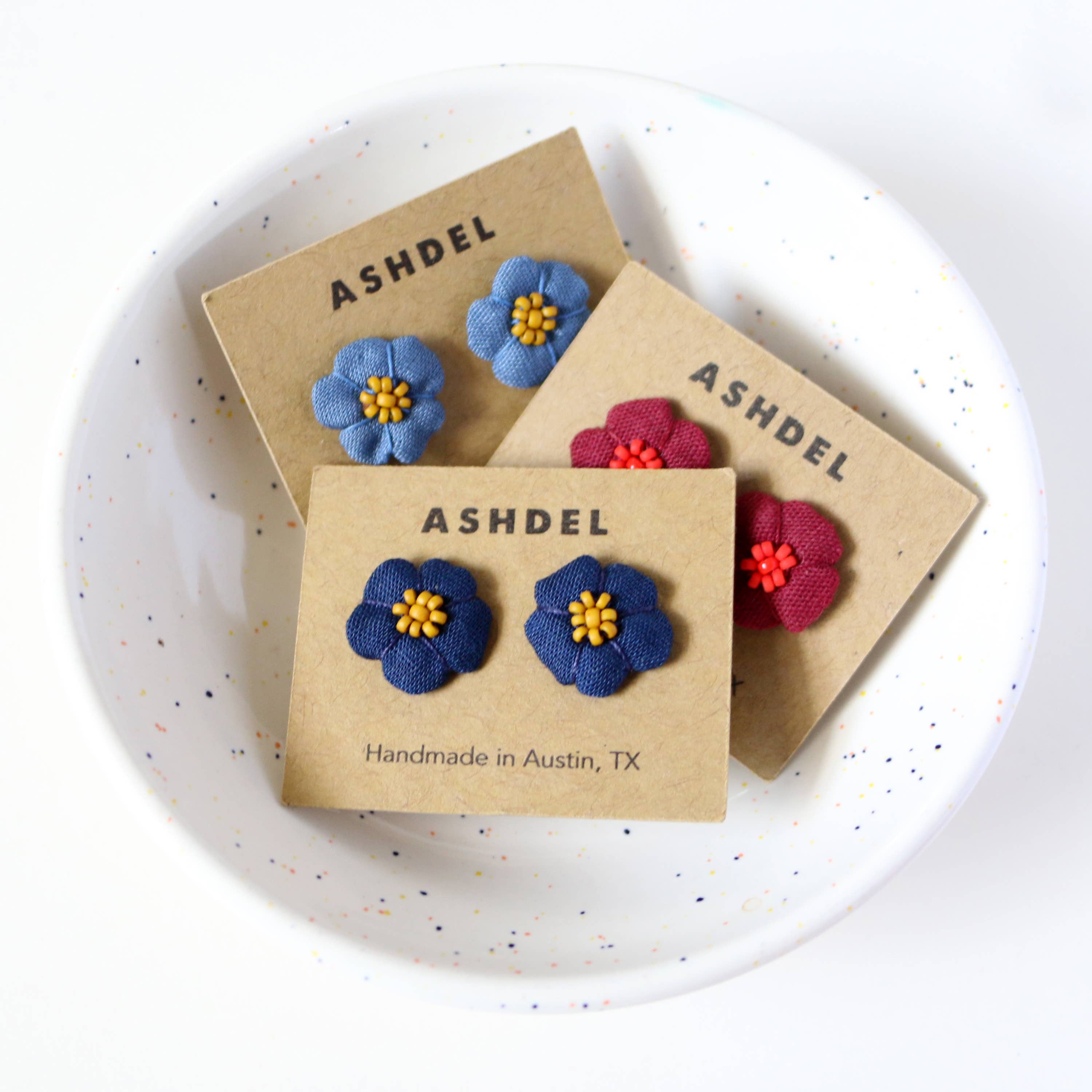 ashdel - Wholesale Stud/Post Earrings - Flower Bud Studs6