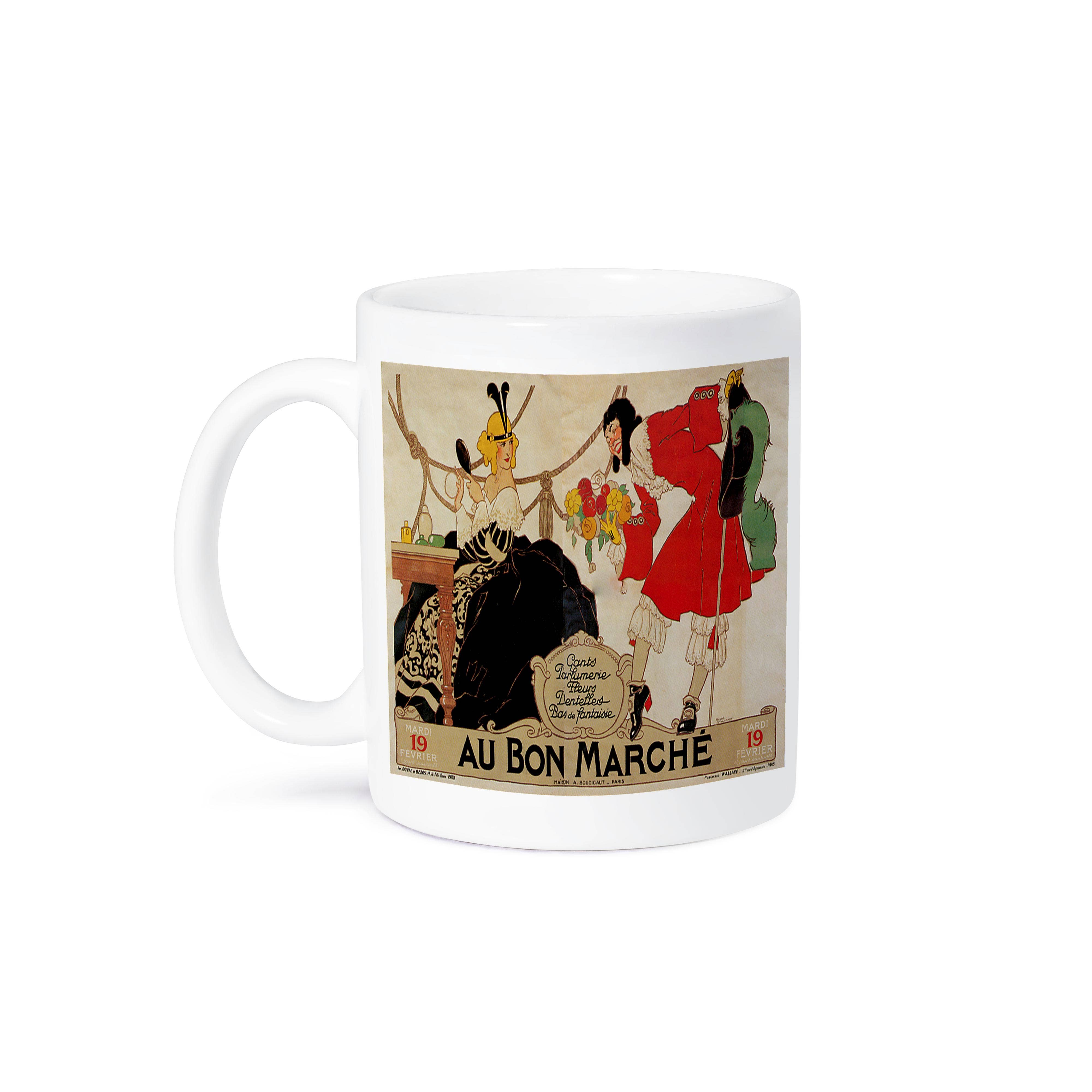 3dRose - Wholesale Coffee Mug - 3dRose, Au Bon Marche Paris French Perfume Advertising Poster, Mug8
