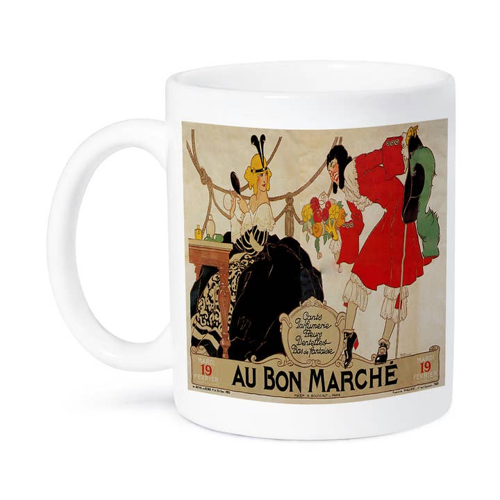 3dRose - Wholesale Coffee Mug - 3dRose, Au Bon Marche Paris French Perfume Advertising Poster, Mug8