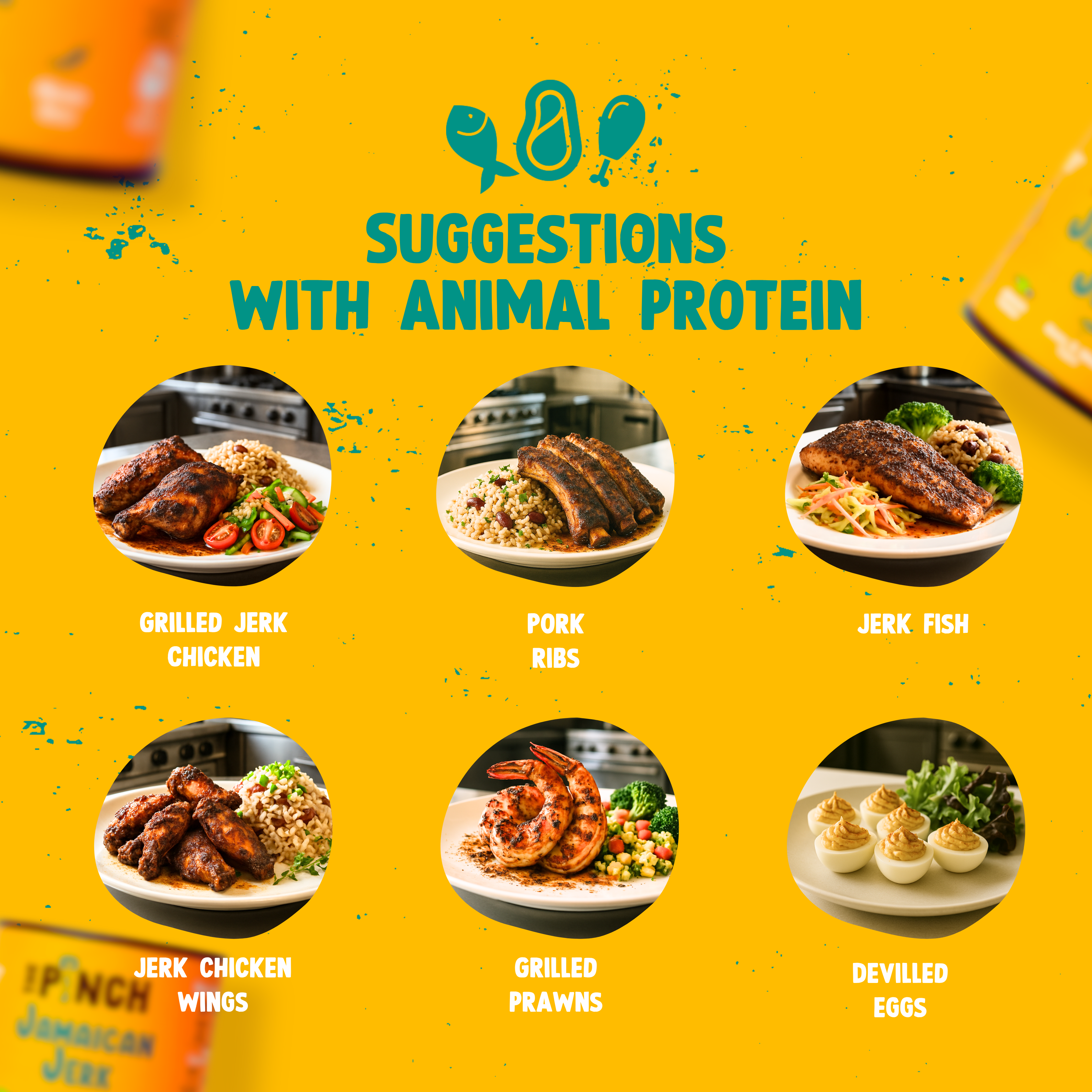 The Pinch - World Spice Blends - Wholesale Dried Spice Mix - Jamaican Jerk - 45g5