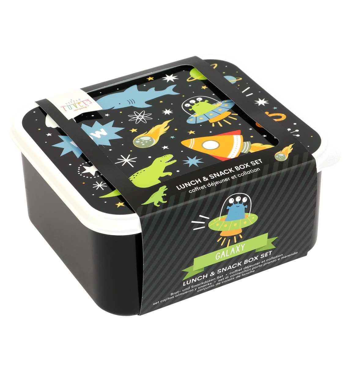 A Little Lovely Company – wholesale Lunch bag/box – Kids – Lunch & snack box set: Galaxy3