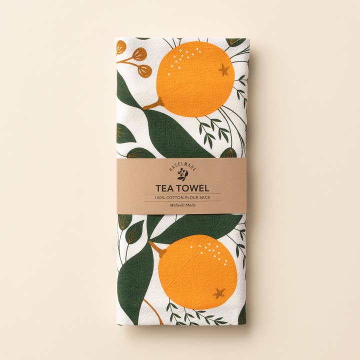 HAZELMADE® Tea Towels + Gifts - Wholesale Tea Towel - Oranges Tea Towel | Kitchen Decor2