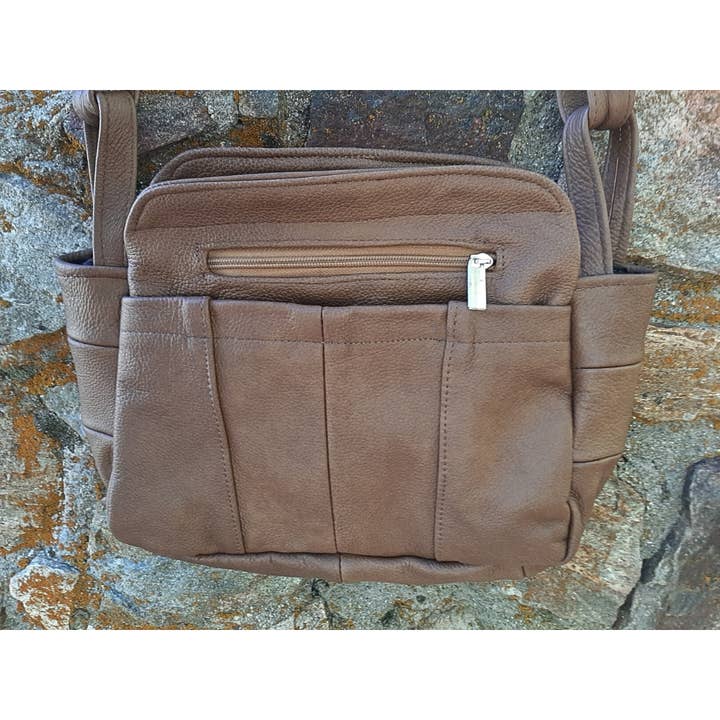 Sac en cuir - Minimalista - Marron pour la vente par Baja Leather