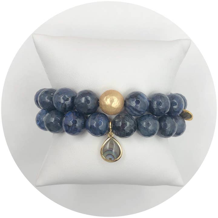 Neptune Jasper Color Stax pour la vente par Oriana Lamarca Designs