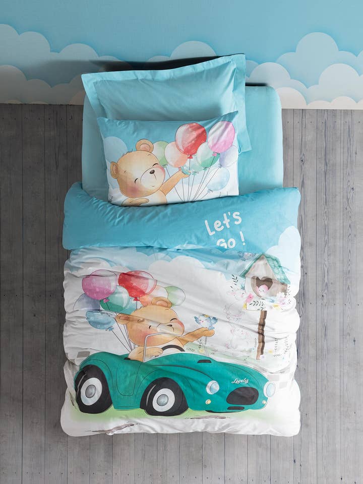 Kids Duvet Cover Lets Go for wholesale by MADI