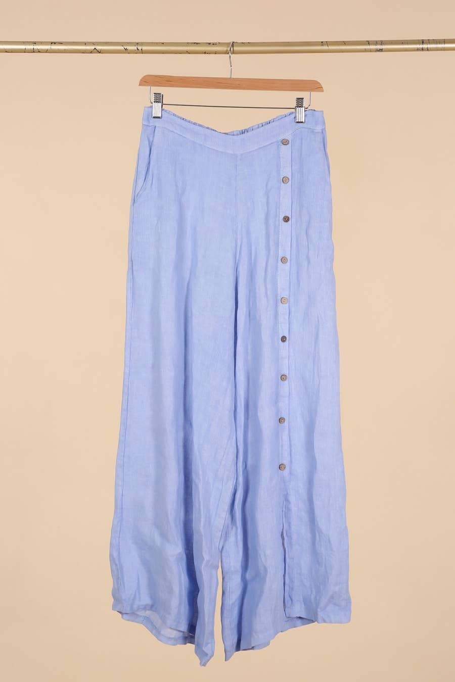 la maison des fibres naturelles – Engroshandel Bukser - Dame – Knapbukser med lige ben 9320 100%LIN7