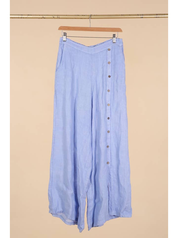 la maison des fibres naturelles – Engroshandel Bukser - Dame – Knapbukser med lige ben 9320 100%LIN7