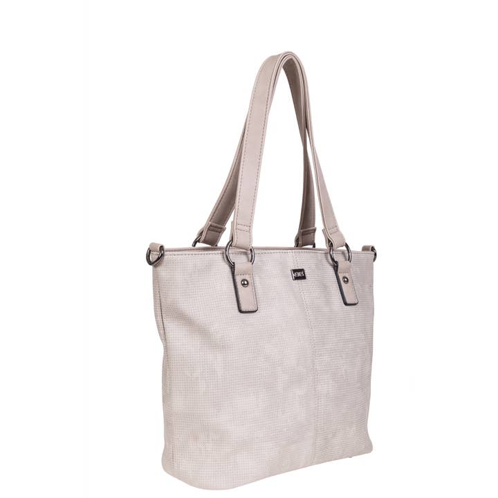 Bernardo Bossi - Wholesale Shoulder Bag - Women's - Bernardo Bossi Handbag Bowling Bag “Perforated9