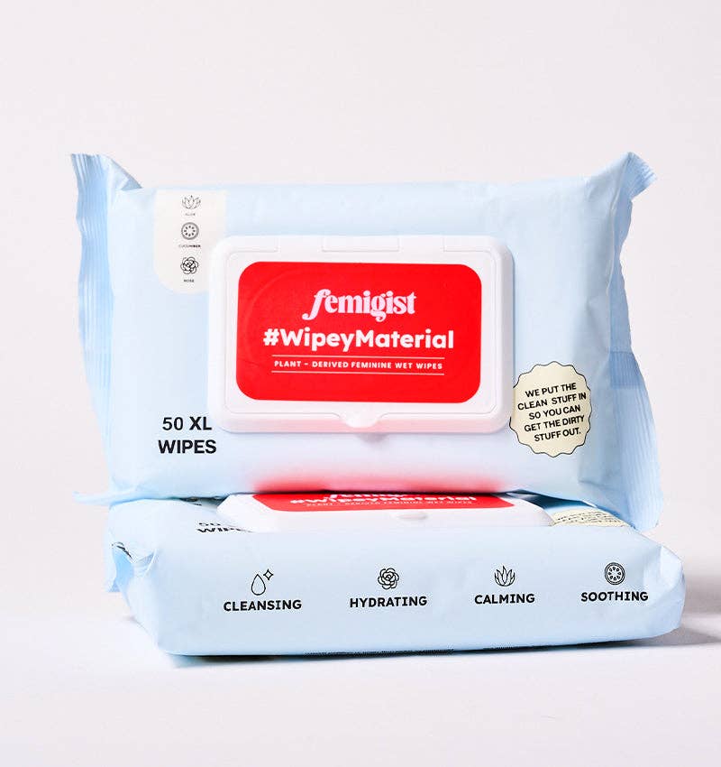 Femigist - Wholesale Face & Body Wipes - Wipey Material – Natural On-the-Go Wipes1