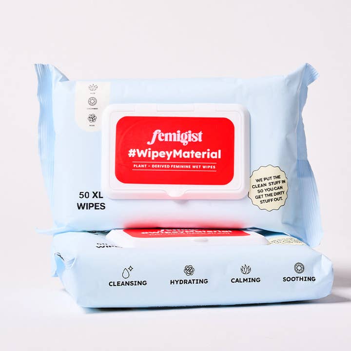 Femigist - Wholesale Face & Body Wipes - Wipey Material – Natural On-the-Go Wipes1