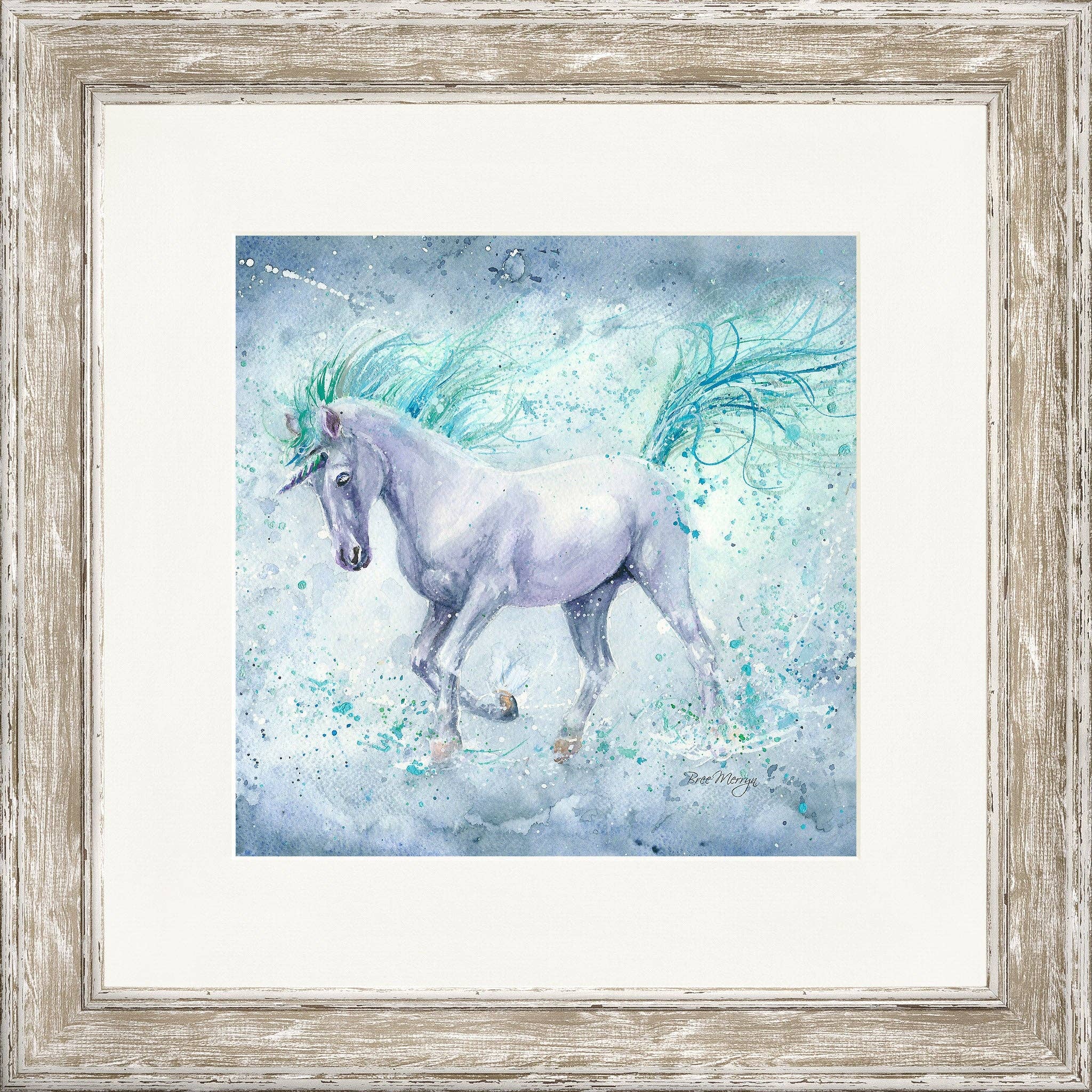 Bree Merryn Art Ltd - Wholesale Kunstprint - Silvermist vierkante ingelijste afdruk (13" of 19")6