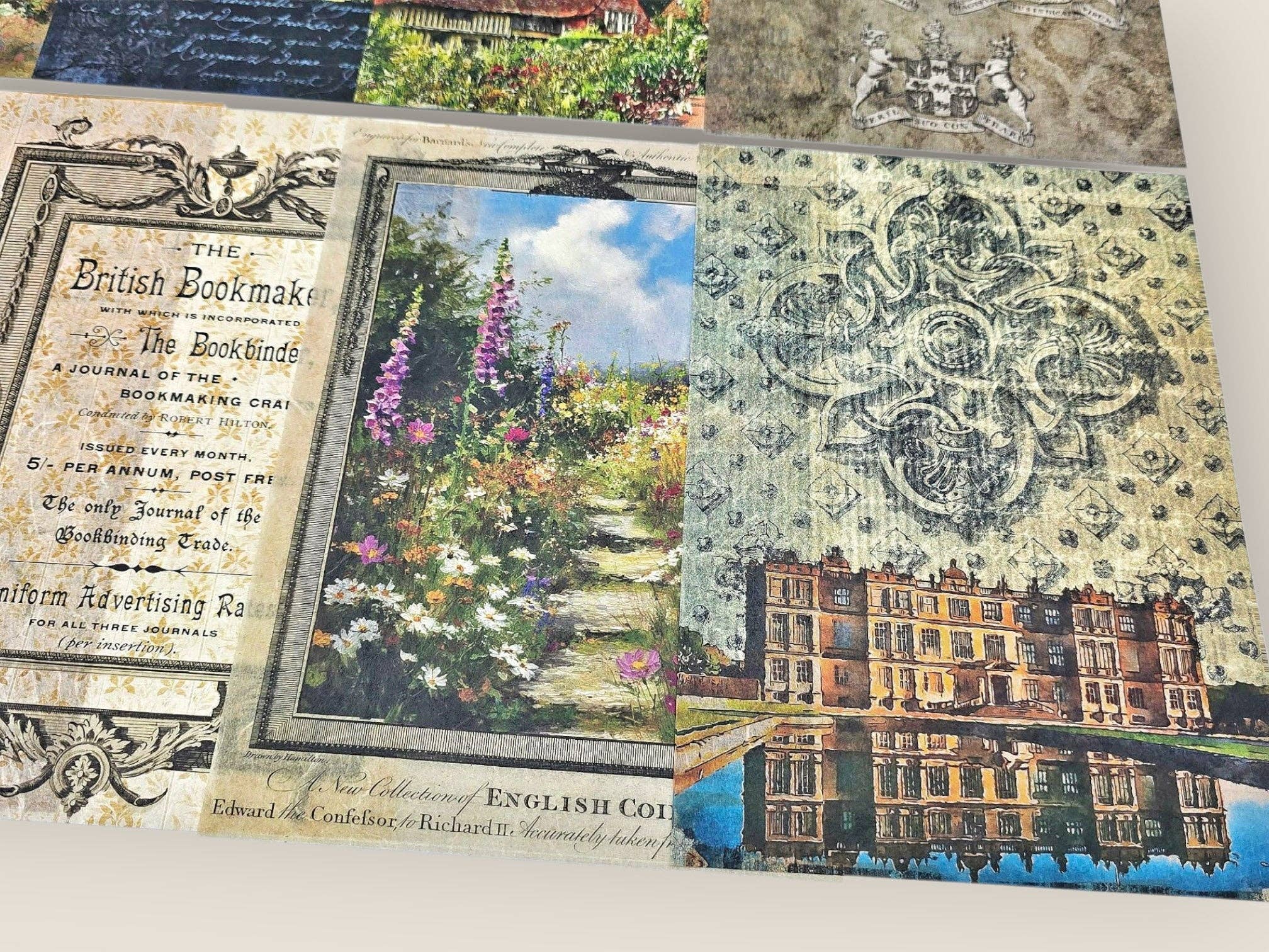 CoraCreaCrafts - Wholesale Scrapbooking Kit - Whispers of the Countryside Rice Paper Collection1