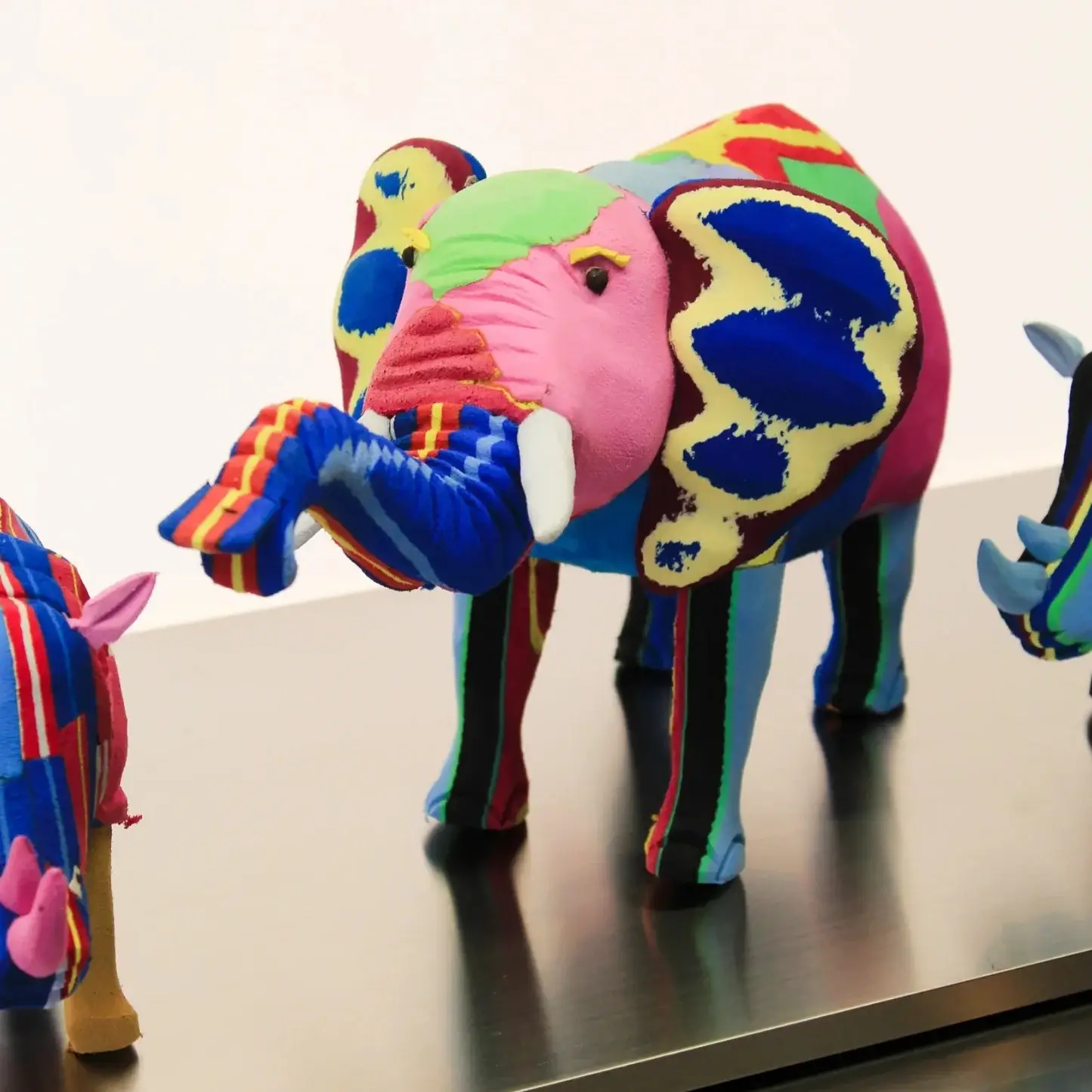 Ocean Sole - Wholesale Sculpture - Kenyan Heritage Elephant Flip Flop Sculpture6