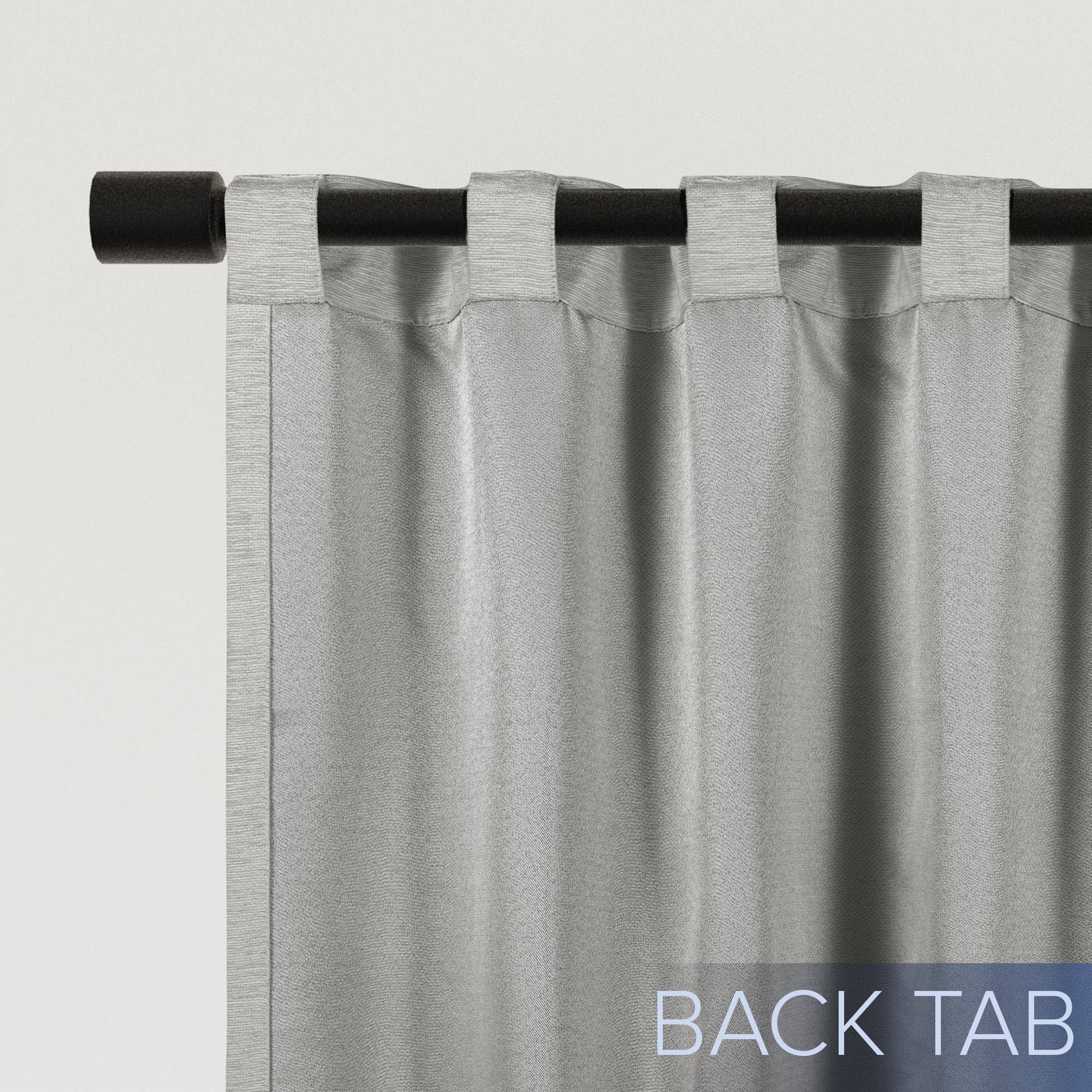 Awesome Home - Wholesale Curtain - Chenille Room Darkening Back Tab Curtain, 1 Panel, 52"x96"44