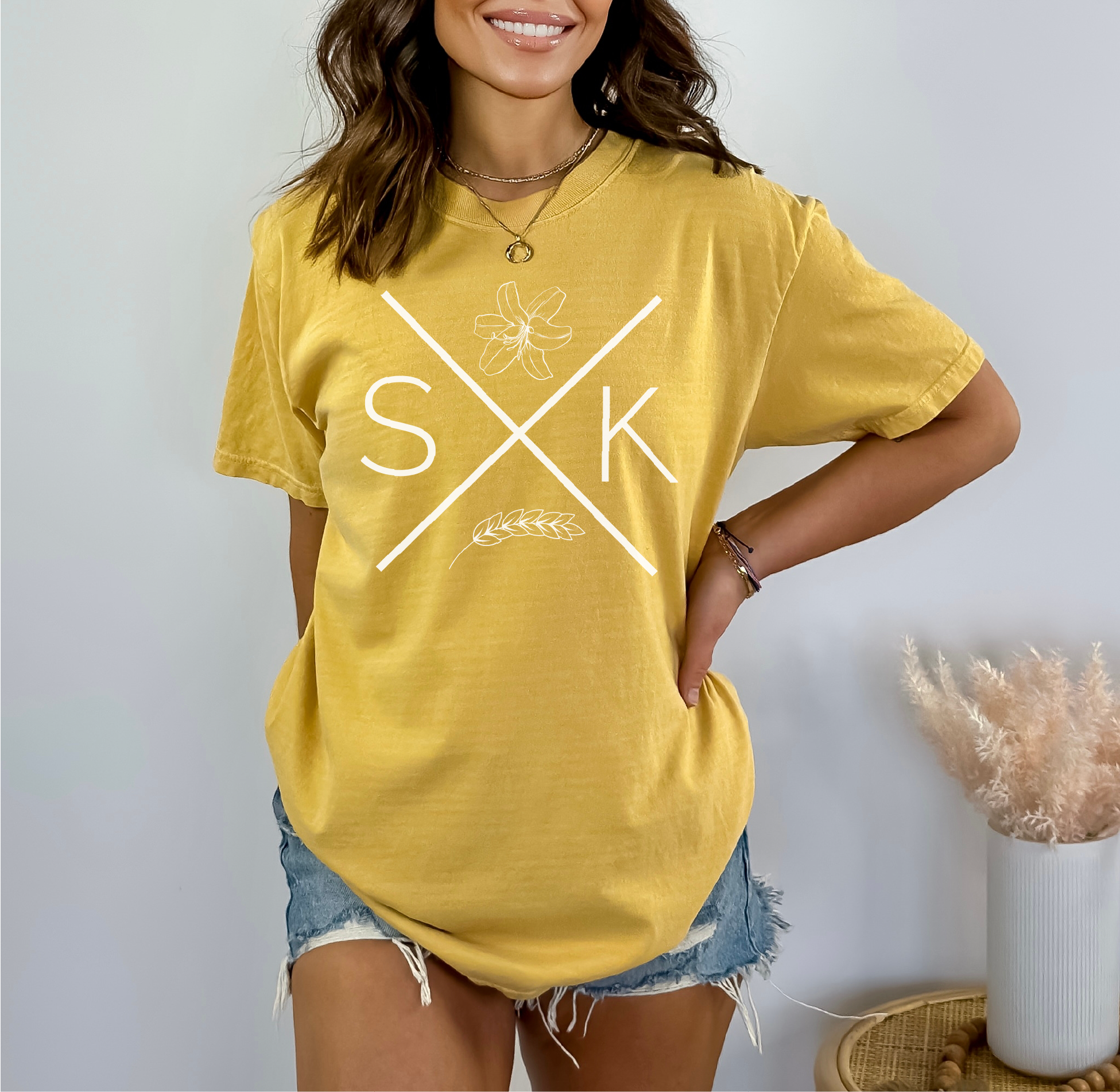 DIYxe - Venta al por mayor Camiseta serigrafiada - Mujer - Camiseta unisex SASK X | Saskatchewan Apparel3