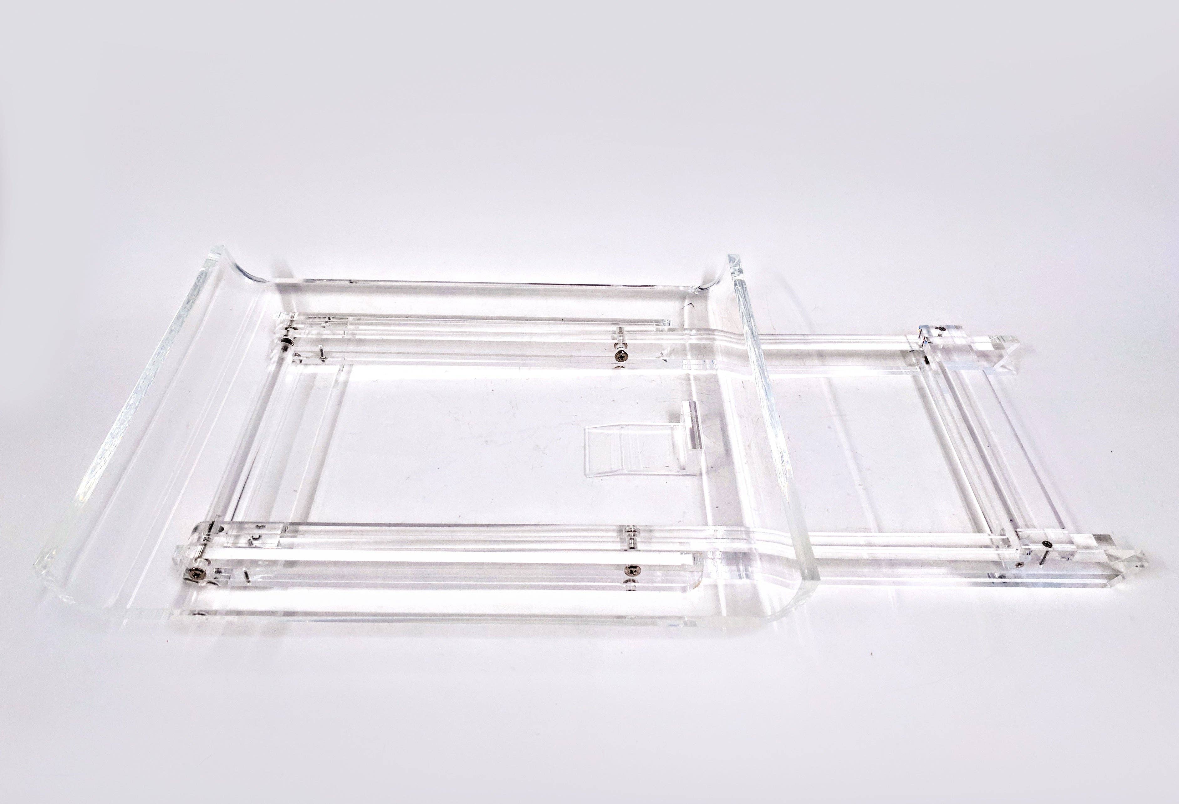 DesignStyles Home - Wholesale Side Table - Classic Stylish Acrylic Foldable Tray Side Table2