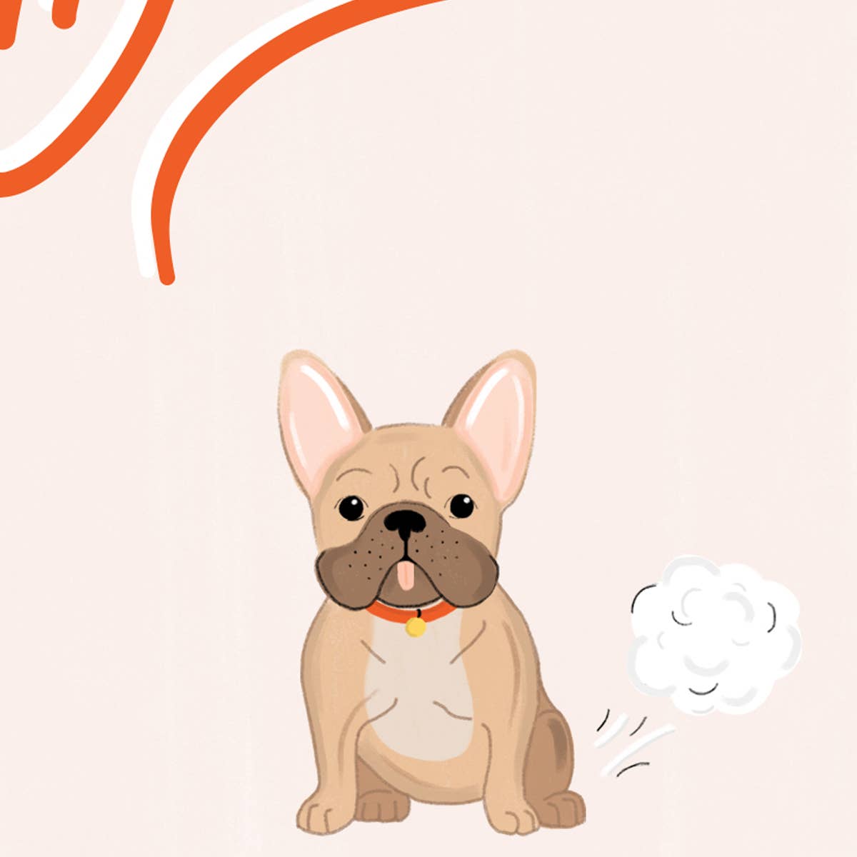 Paige & Willow - Wholesale Everyday Greeting Card - Pardon My French Bulldog Card1