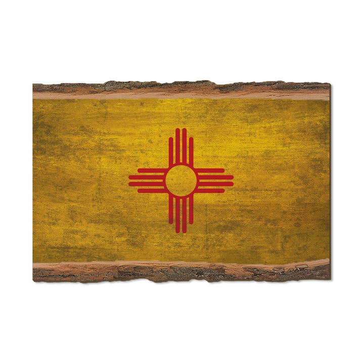 Drapeau de l'État du Nouveau-Mexique - Bord vivant pour la vente par DaydreamHQ