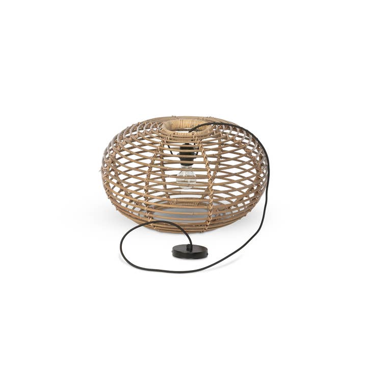 Park Hill Collection - Wholesale Chandelier/Hanging Light - Park Hill Collection Kailani Rattan Pendant Light Small