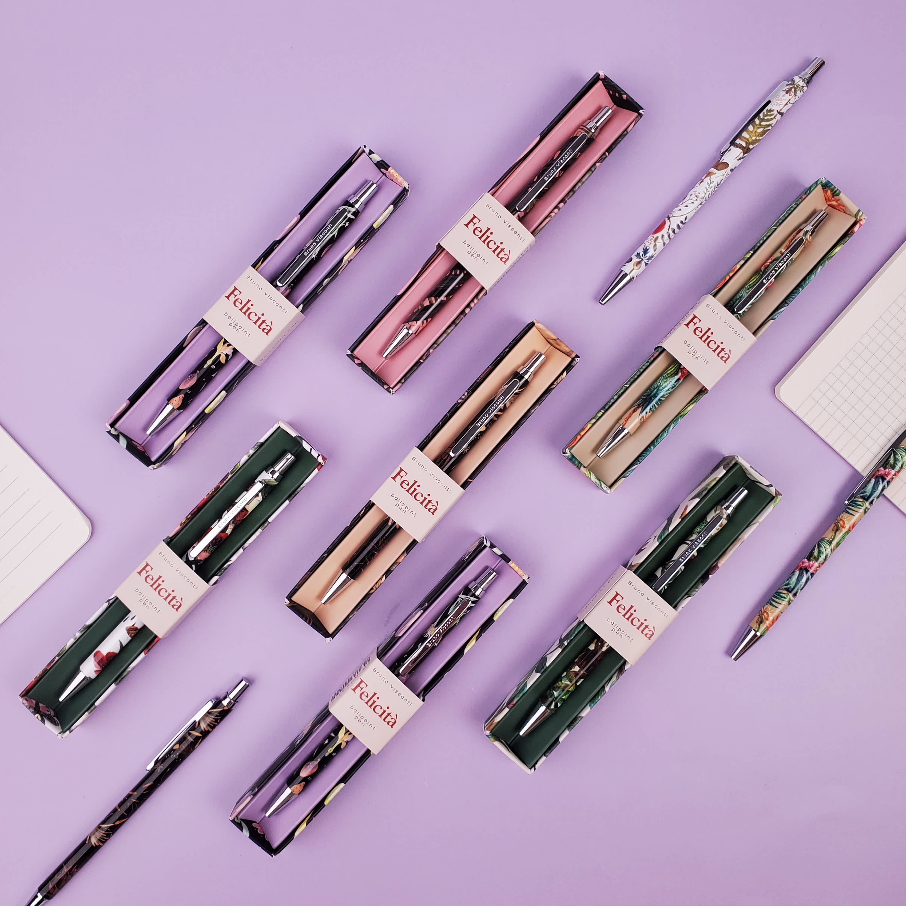 BV by Bruno Visconti - Vente Stylos - Stylo à bille Felicita Night Flowers23