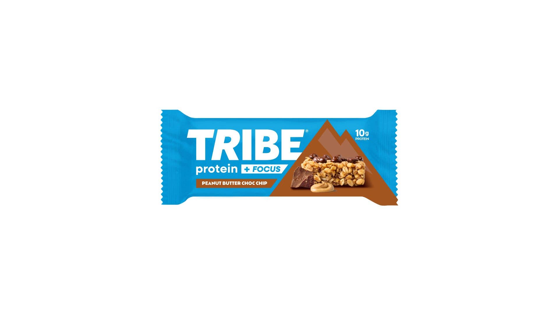 TRIBE – wholesale Snack bar – Protein + Focus Flapjack- Peanut Butter Choc Chip