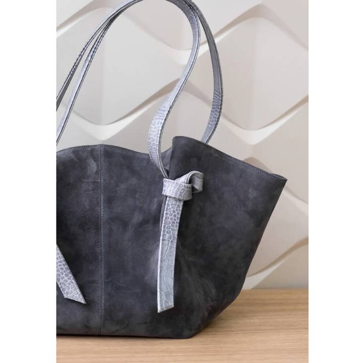 Nenya Fashion Limited - Wholesale Top Handle Bag - Women's - SUEDE BAG Ginger9