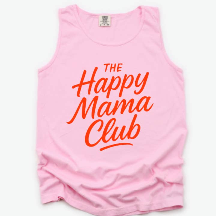 Preppy The Happy Mama Club Tank for wholesale by Gia Gifts Boutique