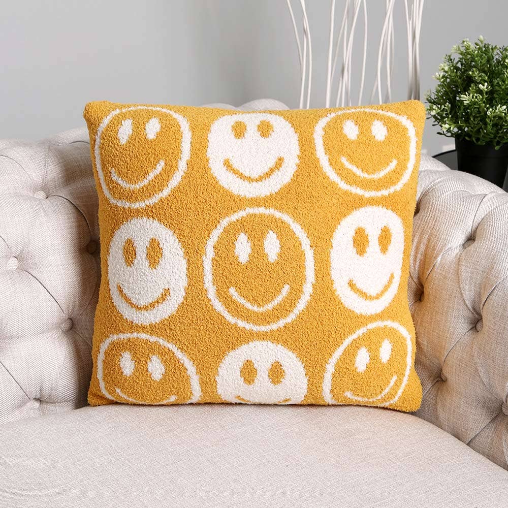 Sensibling Corp. - Vendita all'ingrosso Fodera cuscino decorativo - Copricuscino con Motivo Sorriso8