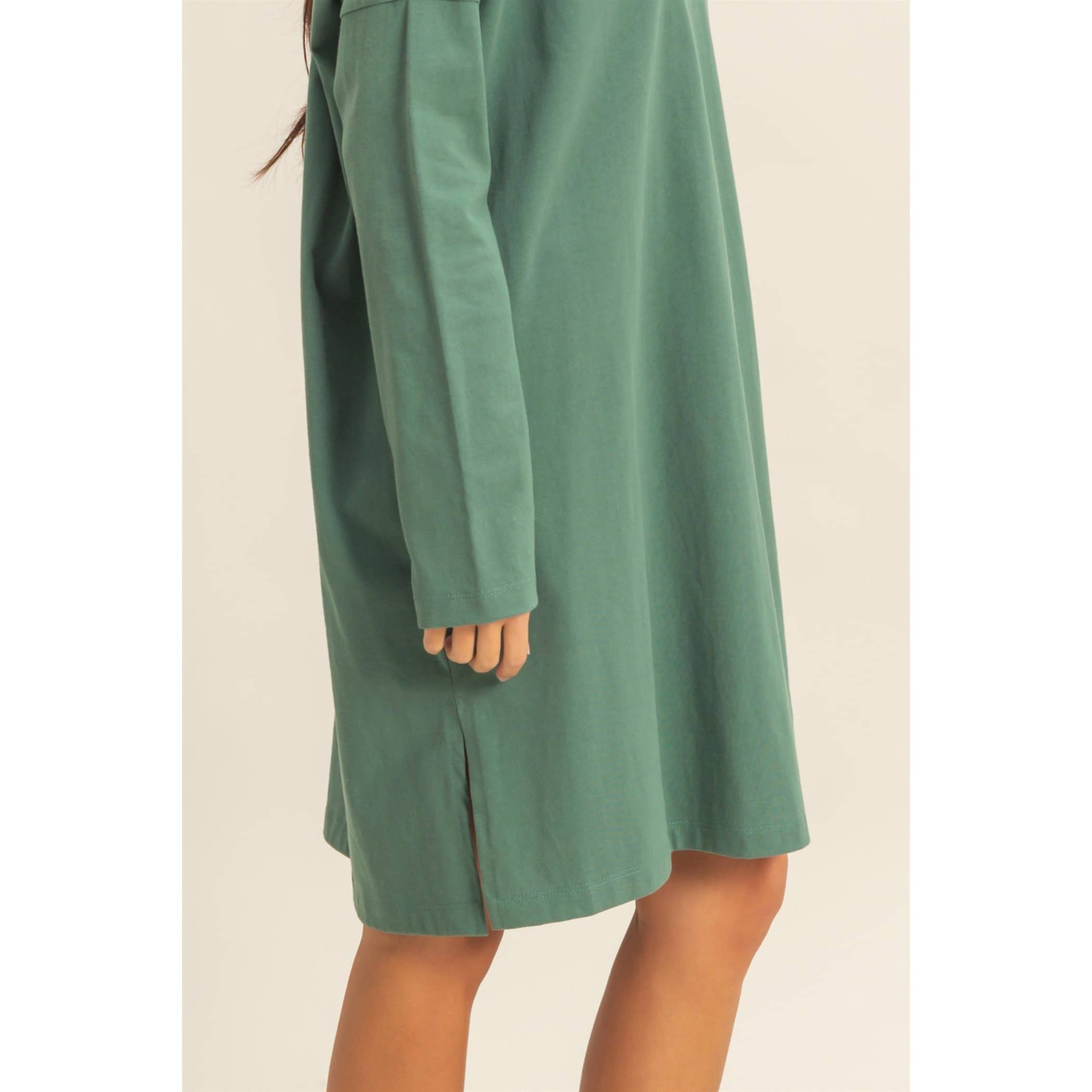 HYFVE – wholesale Dress – Women's – Side Slit Oversized Midi Dress14