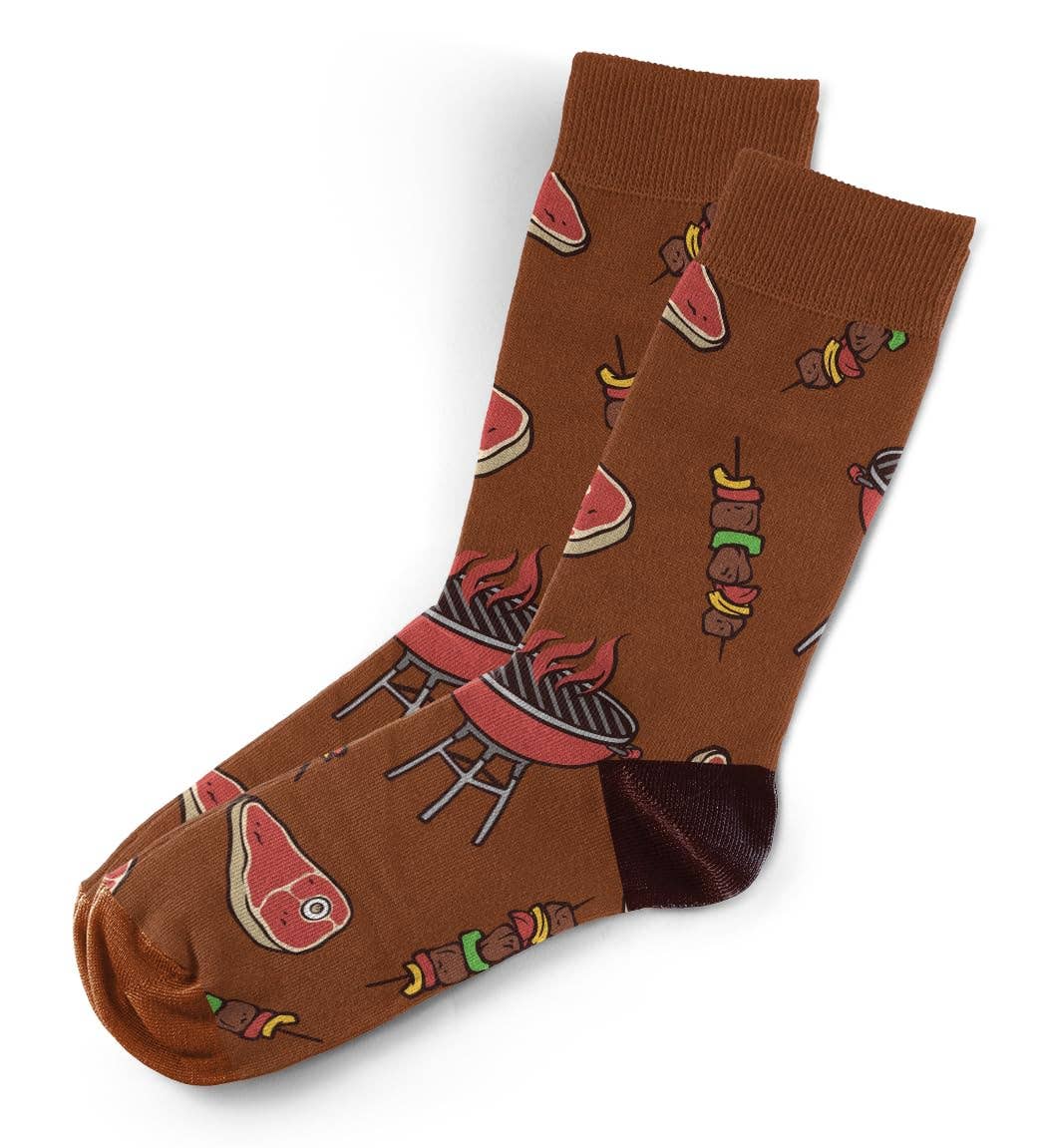 Smithco Distributing – Meias com sola - Unissexo por atacado – Sillies Socks Outdoor - Meias Divertidas Novelty, Padrões Únicos15