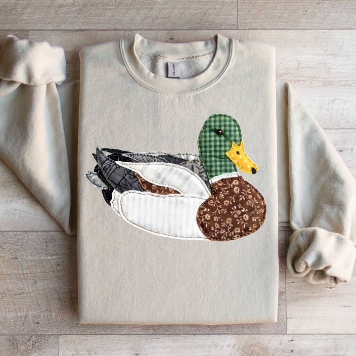 Mallard Stitched Look Graphic Tee for wholesale by Haysville House