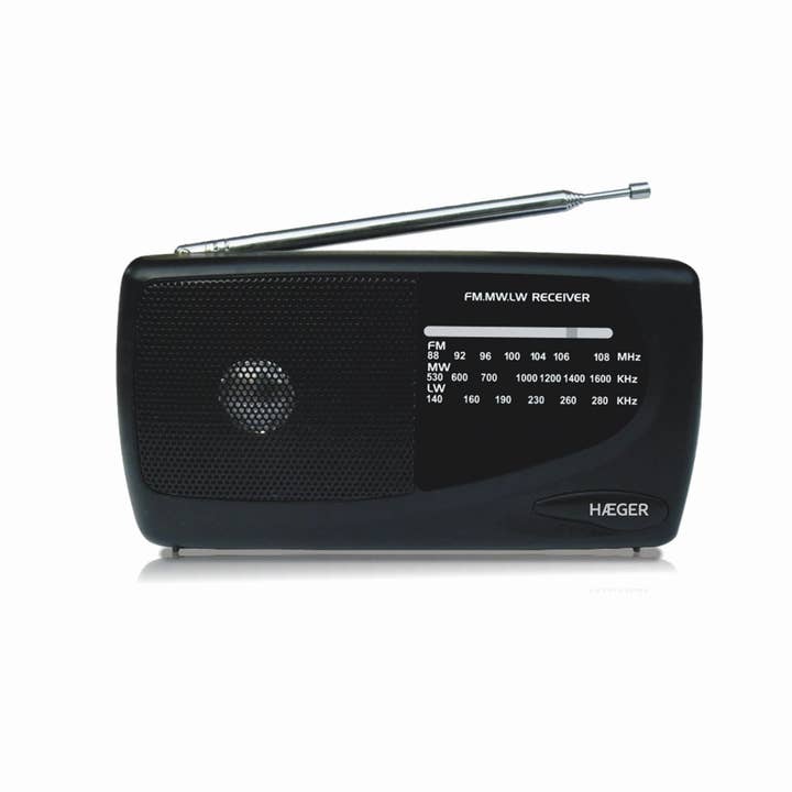 Haeger - Wholesale Small/Handheld Appliance - HAEGER HANDY Portable Radio - Triband AM/FM/LW