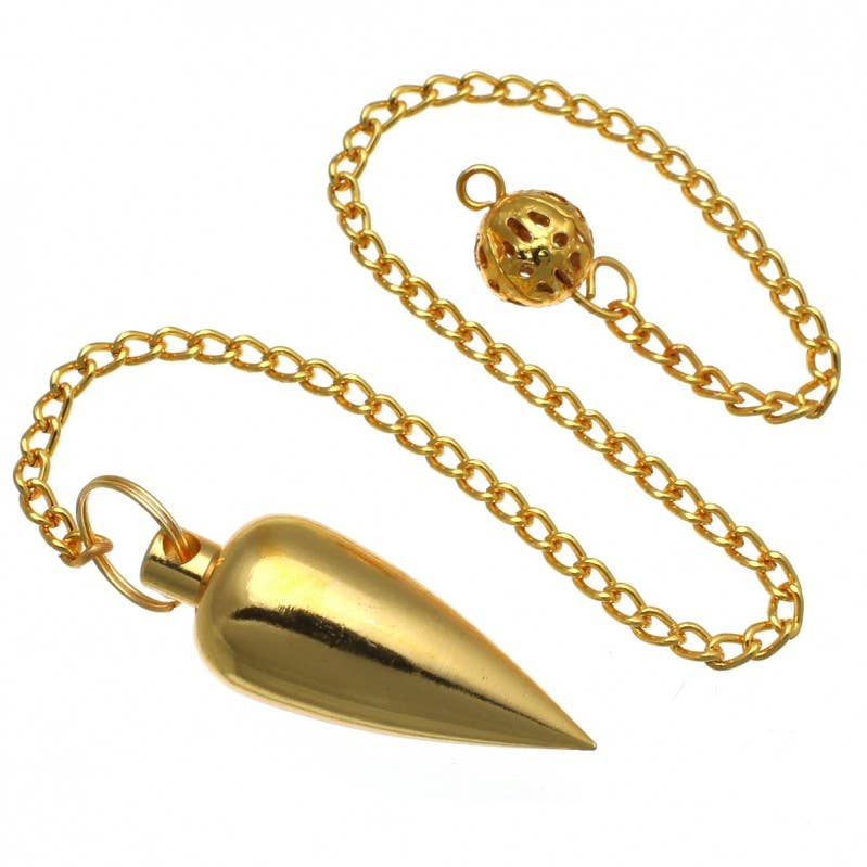 UniArt - Vente Accessoire de méditation - Pendule Conique Semi-Ovale En Métal1