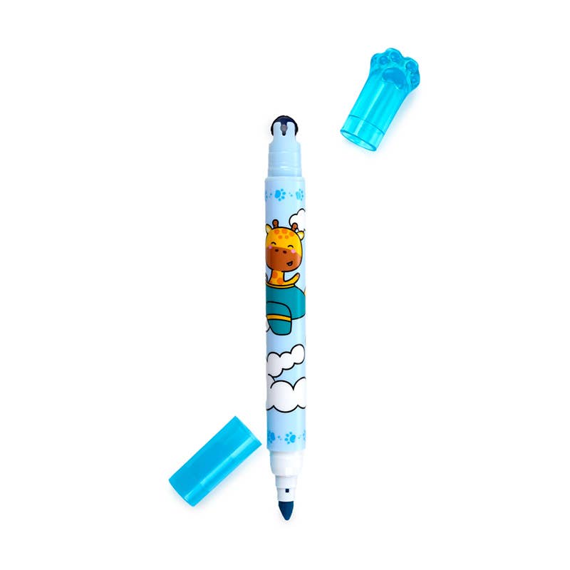 Puckator Ltd – wholesale Färgmarkering – Adoramals Wild 2-i-1 Highlighter & Stämpelhjulpenna4