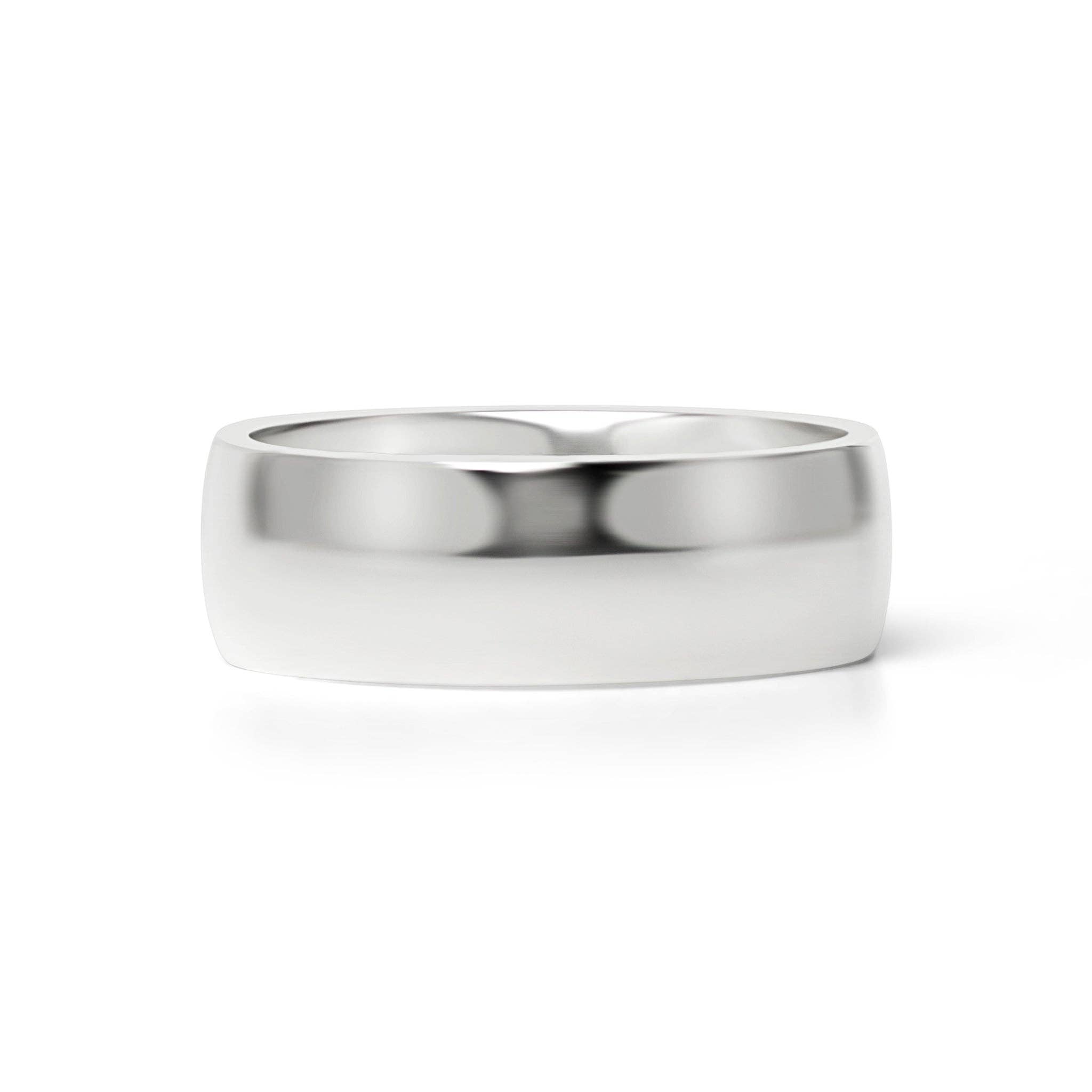WJW - Wholesale Band/Stacked Ring - Highly Polished Rounded Stainless Steel Blank Ring 2mm - 6mm13