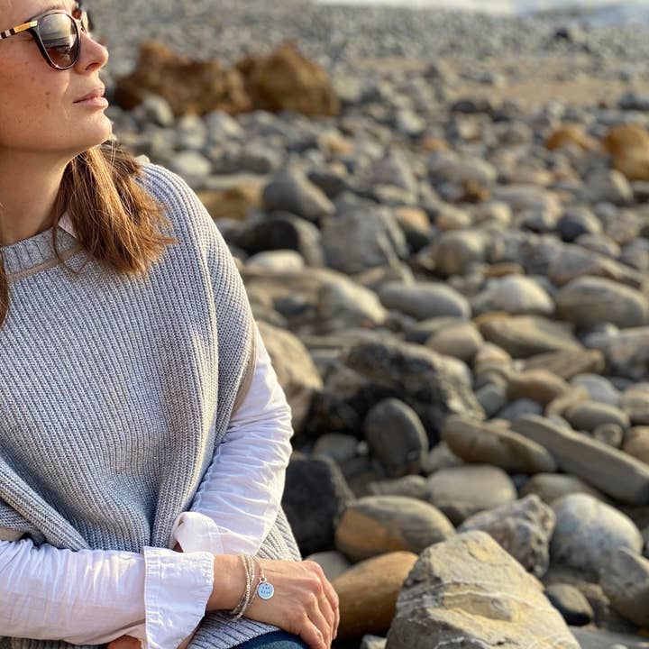 I am Wise Affirmation Wrap Bracelet with Labradorite for Success in Life for wholesale by Gogh Jewelry Design