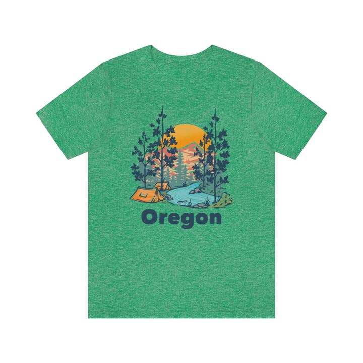 Oregon T-Shirt - Mountain Illustration Unisex Oregon Shirt and other Purchase Wholesale oregonhardware. Free Returns & Net 60 Terms on Faire trending on Faire.