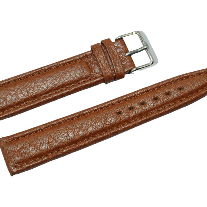 20mm brown. Aviator water buffalo leather watch strap for wholesale by BRACELETS MONTRE ACH