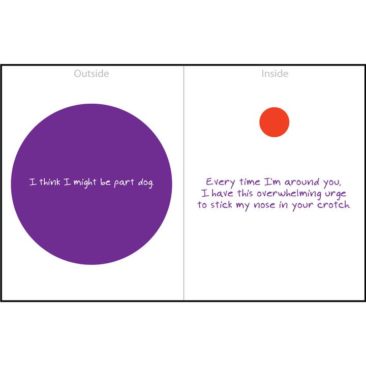 "I Might Be Part Dog" Greeting Card for wholesale by Zippernut Press™