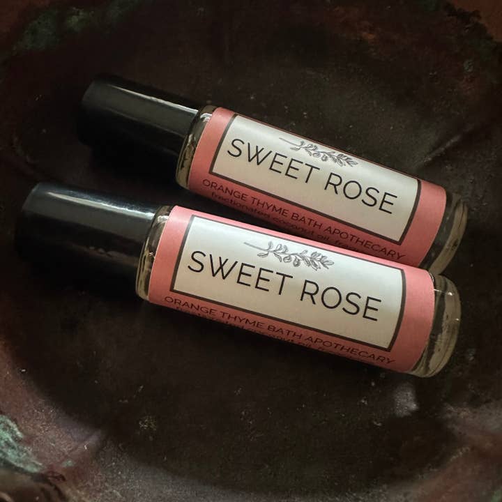 Orange Thyme Bath Apothecary - Wholesale Roll-On Fragrance - Sweet Rose - Perfume Oil