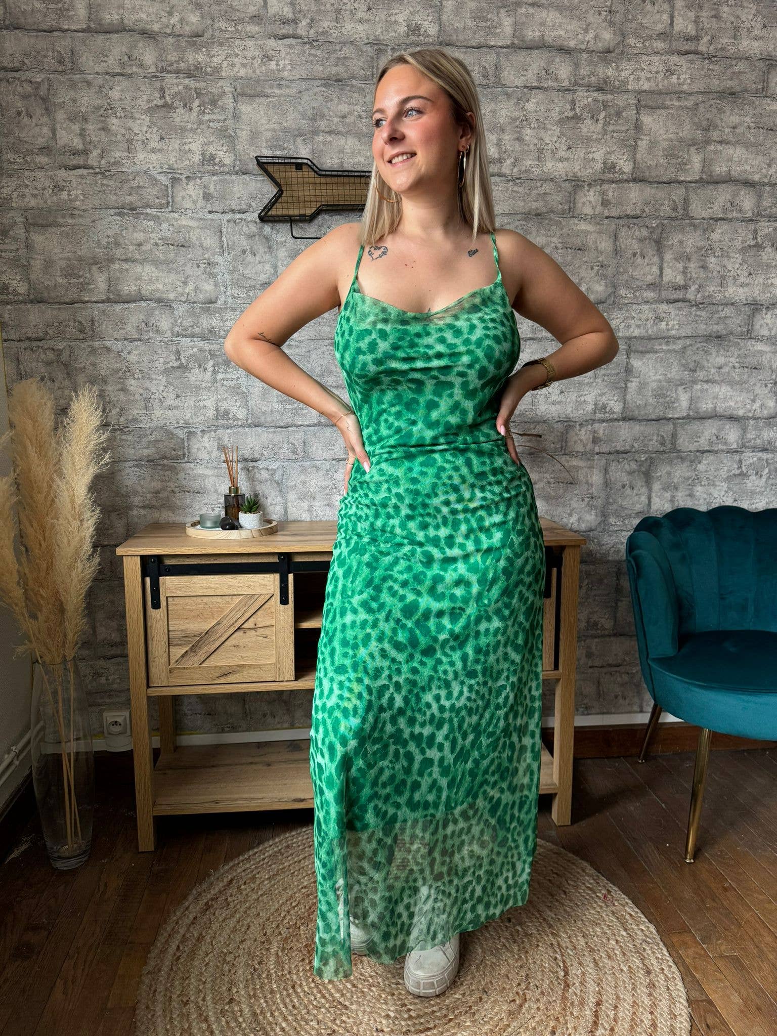 LORIANE - Vente Robe – femme - 6560L Robe longues imprimée taille unique 9