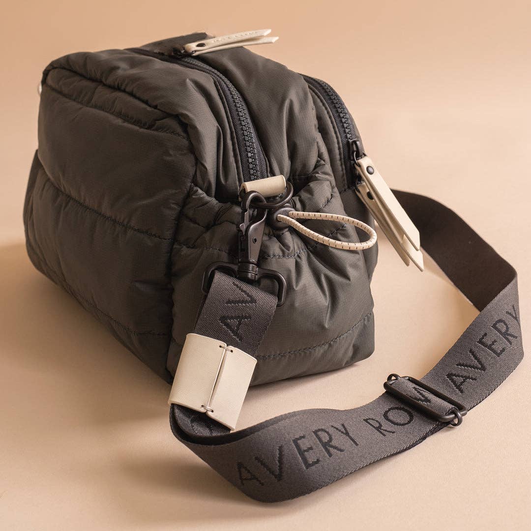 Avery Row - Venta al por mayor Bolsa para pañales - Bebés - Bolso Organizador para Cochecito - Negro Suave4