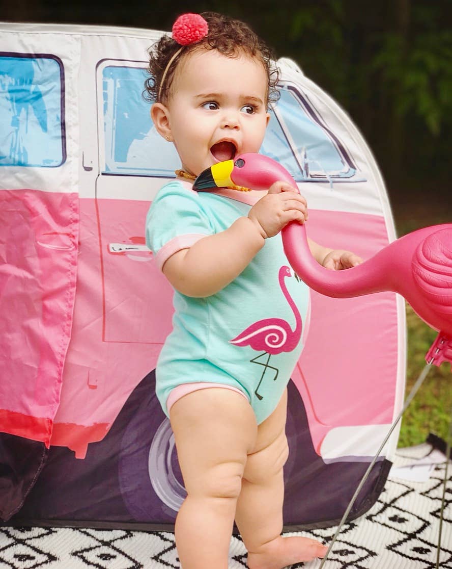 Doodle Pants – wholesale Bodysuit (non-footed) – Baby – Flamingo Baby Bodysuit4