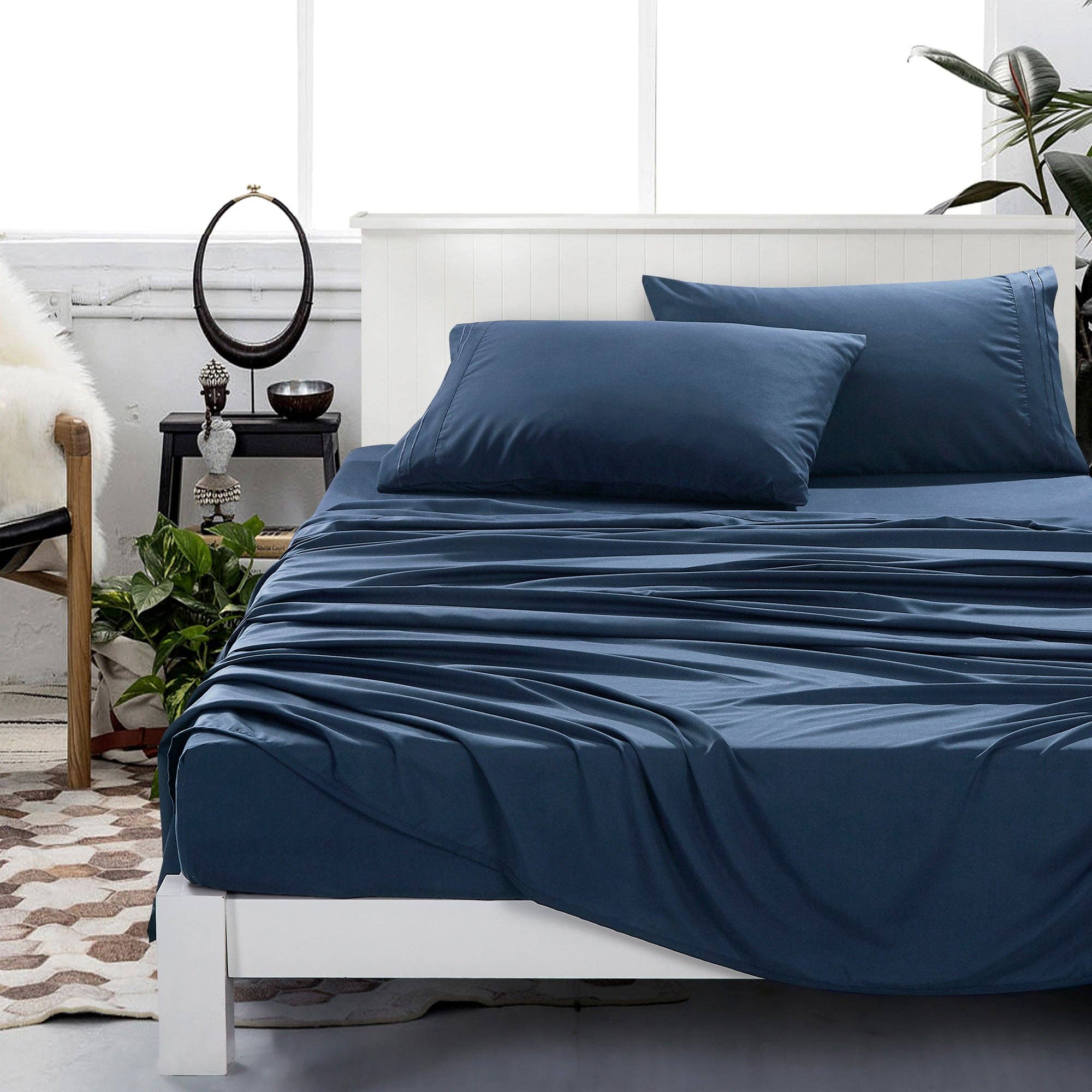 Linen Mart – wholesale Sheet set – Soft Microfiber Deep Pocket Bed Sheets - 4 Piece Set31