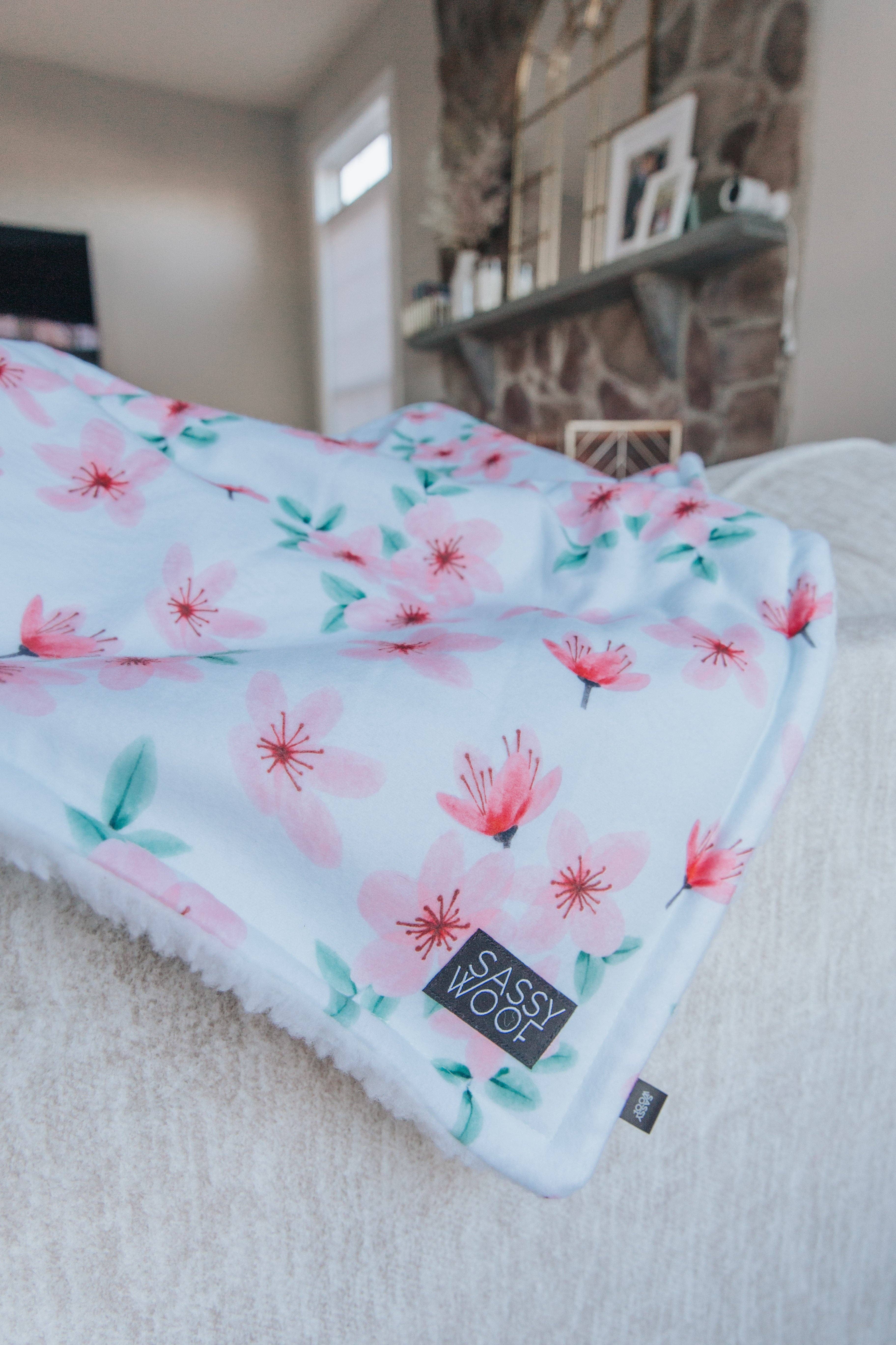 SASSY WOOF - Wholesale Throw Blanket - Pet Blanket - Sakura (Spring) 3