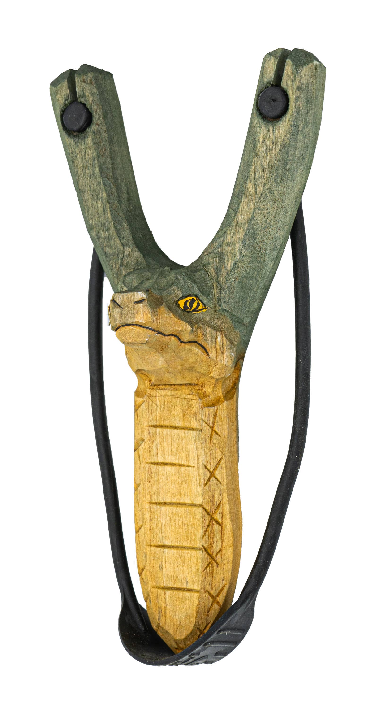 Pawnee Bill’s - Vendita all'ingrosso Fionda - Bambini - Fionde in legno con teste di animali in resina27